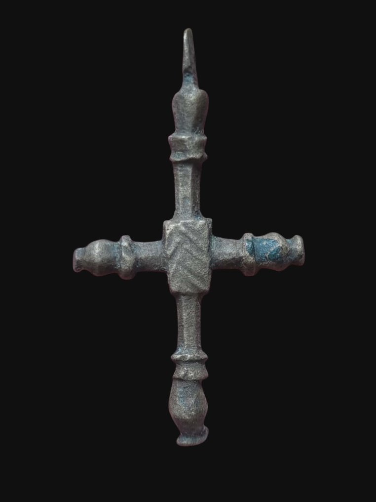 Medieval, Crusaders Era Bronze, Rare Cross Pendant (No reserve price) #1.0