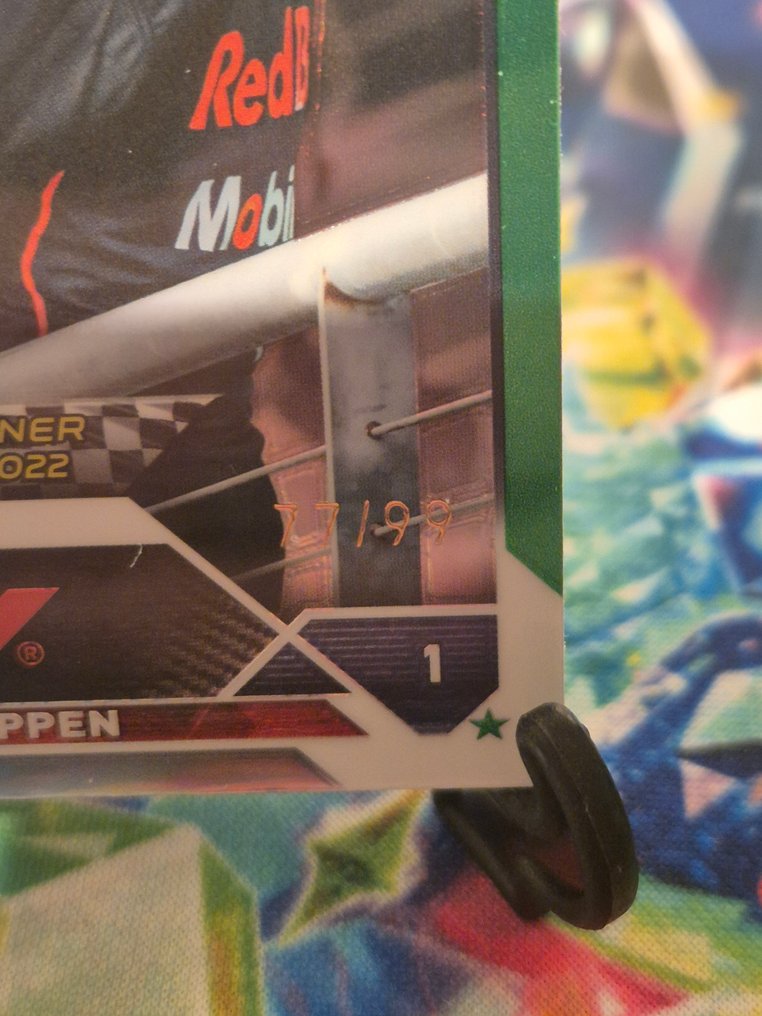 2022 Topps Chrome, Green /99 Max Verstappen 平行卡, 序號卡, 限量版 - 2 Card - 狀況優良(EX) #2.1