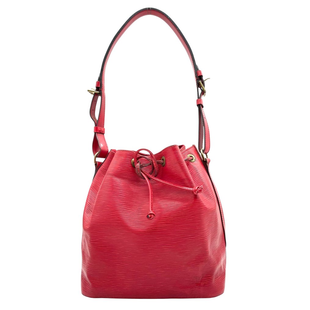 Louis Vuitton - Petit Noe Shoulder Bag Epi Leather Red Drawstring - Schultertasche #1.0