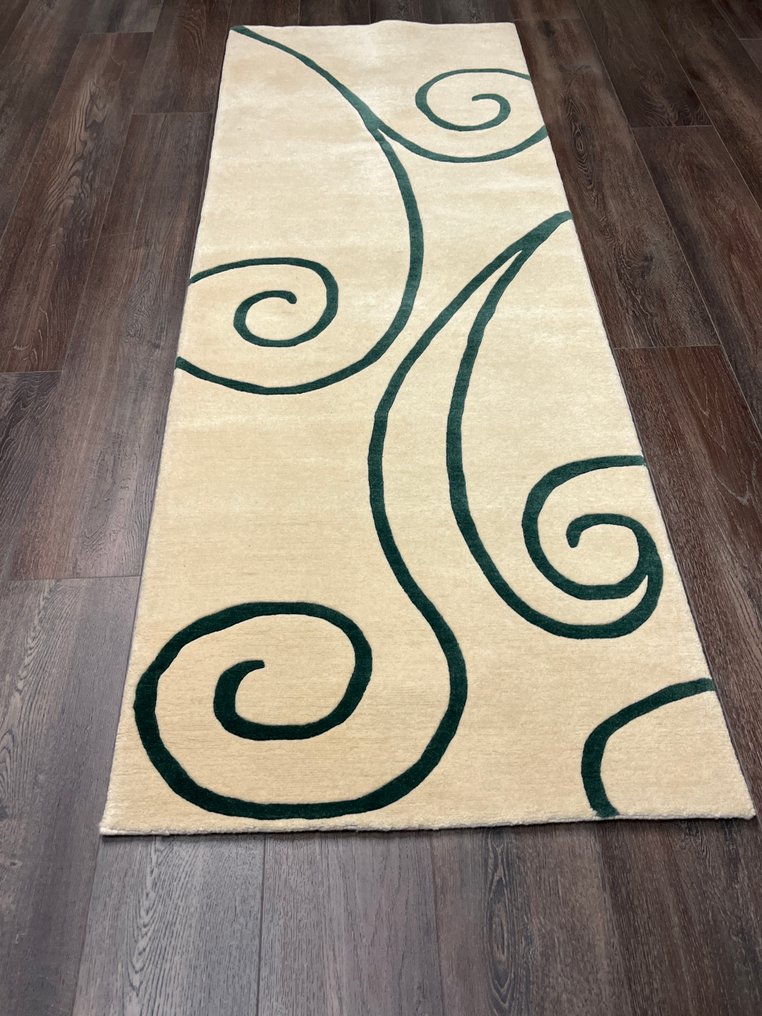 Tæppe - 210 cm - 76 cm - Højkvalitets Nepal Design #2.1