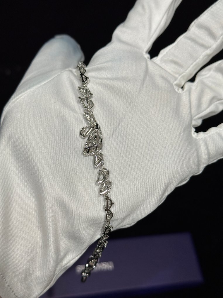 Swarovski - 小雕像, "Beating Heart" - Swan Bracelet - 0 cm - 水晶 #3.2