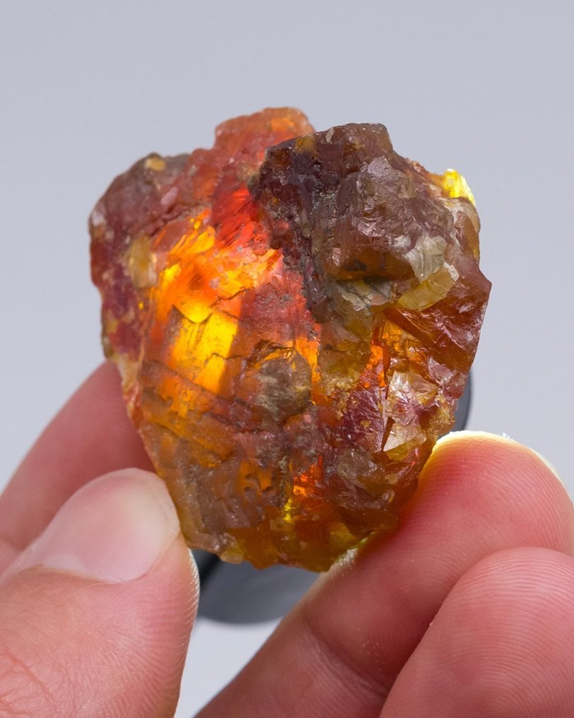 GEM Sphalerit Floater (Klassisches Material) - Höhe: 4.1 cm - Breite: 4.3 cm- 60 g - (1) #3.2