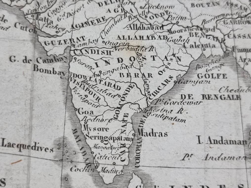 Francia - Asie & Occidente; William Guthrie (1708-1770) - Asie & Monde Connu des Anciens - 1821-1850 #4.3