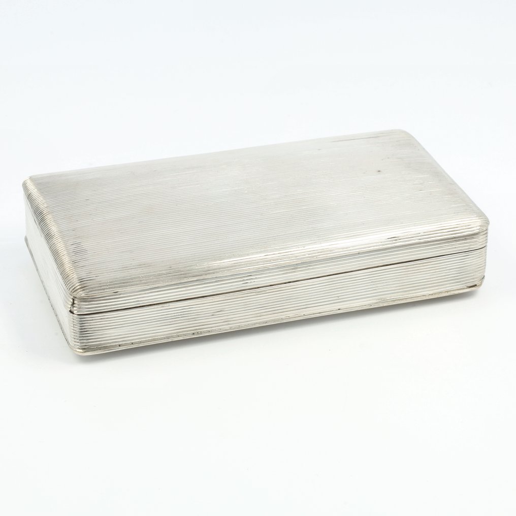 Antonie Keun (Groningen 1833) - Contenitore per tabacco - .833 argento #1.0