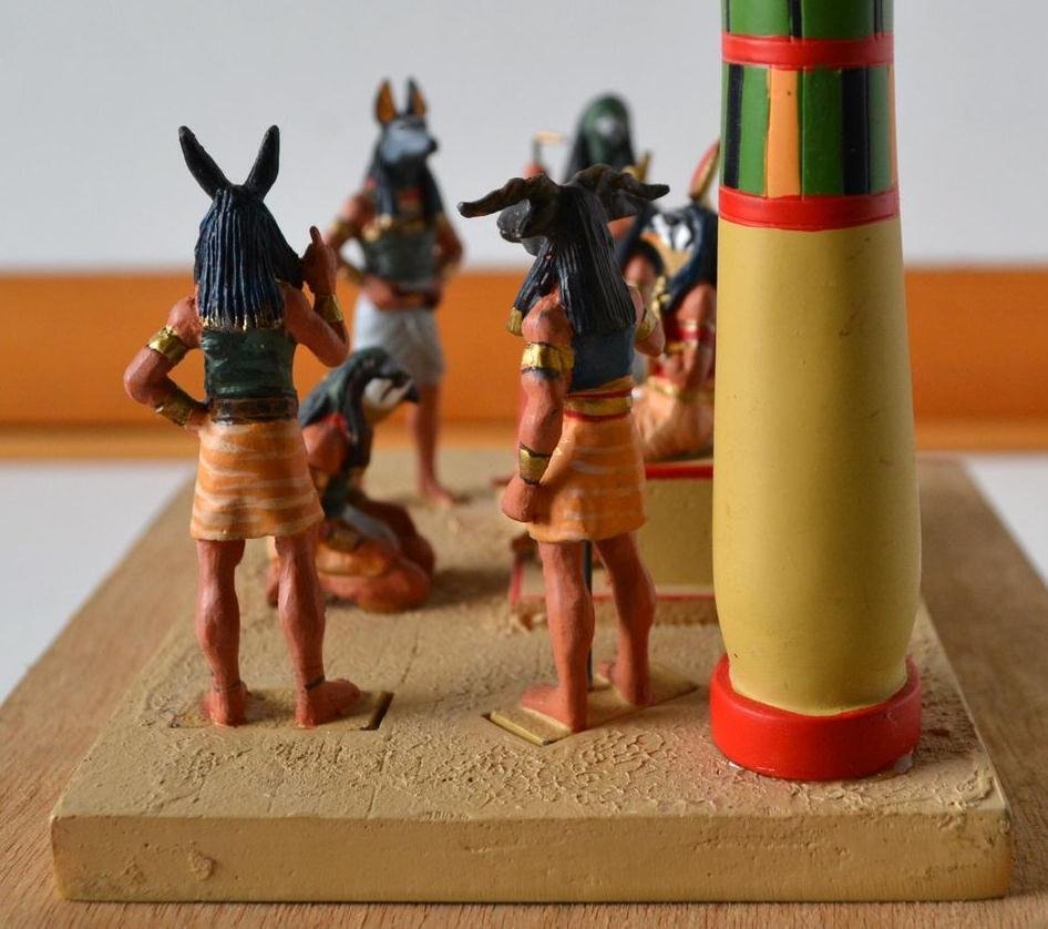 - 西洋鏡 Del Prado n° 8 - Egypte ancienne - 1/32 ème - Le Jugement dans l'au-delà #4.3