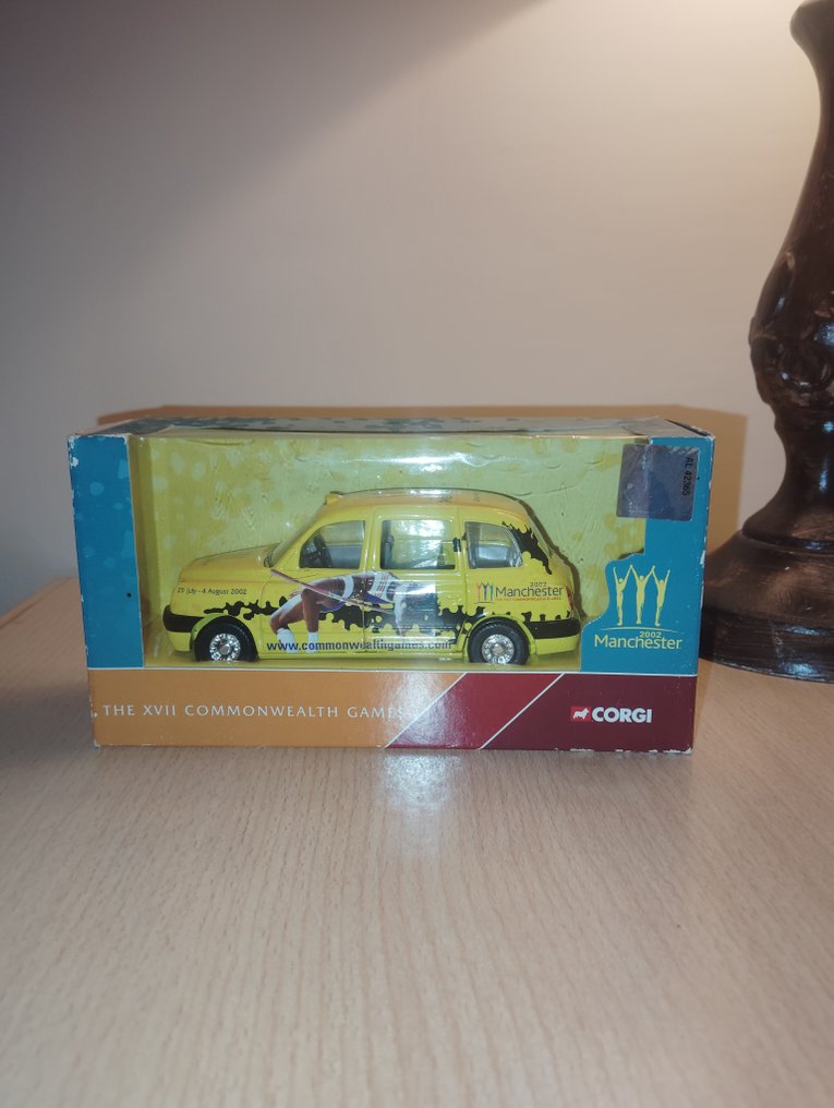 Corgi 1:36 - Modellino di auto - THE XVII COMMONWEALTH GAMES - CC85902 LTI Taxi #1.0