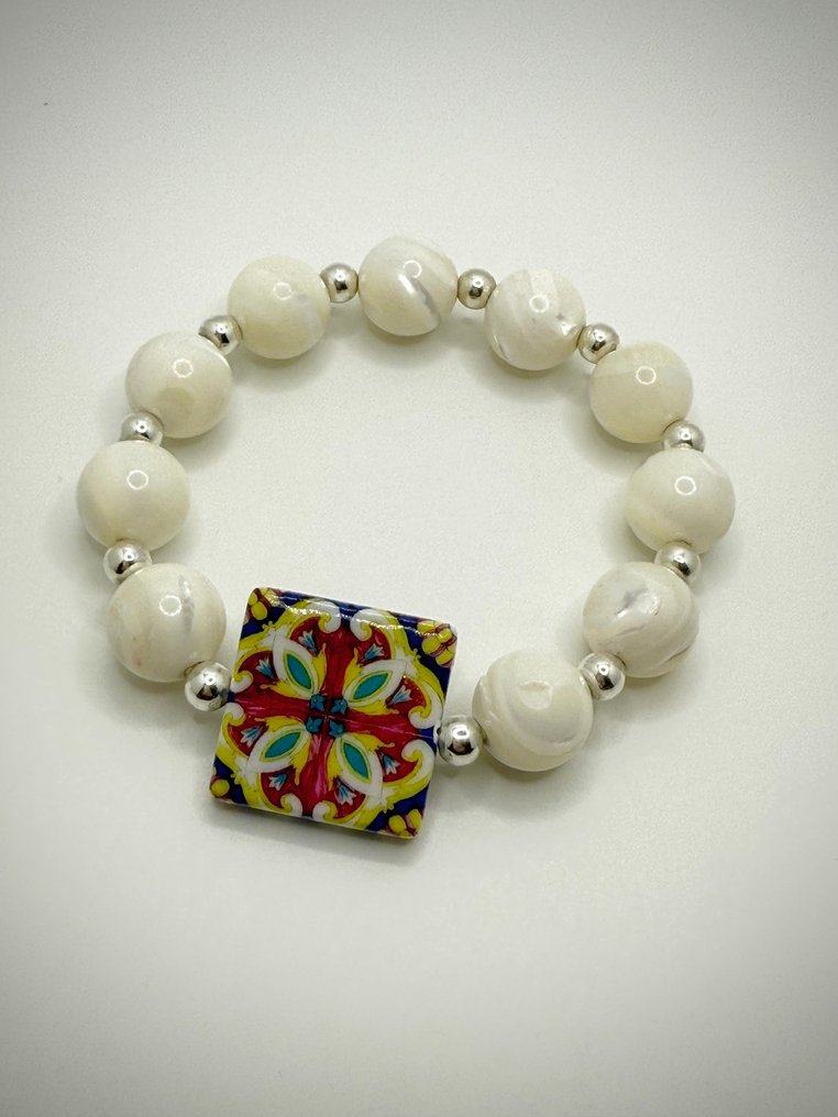 作者珠宝 - 珍珠母 - 925 银 - 真伪证明 - 3套珠宝 - 专属人工 #3.2