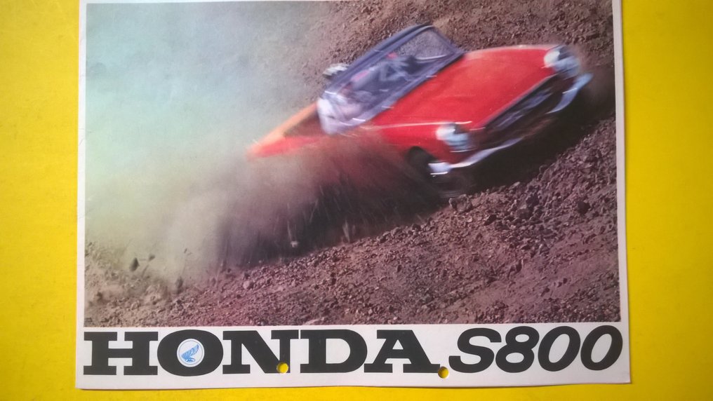 Brochure - Honda - S 800 Convertible / S 800 Coupé / NS-X / Legend / CRX 1.6 VTi - 1967 #1.0