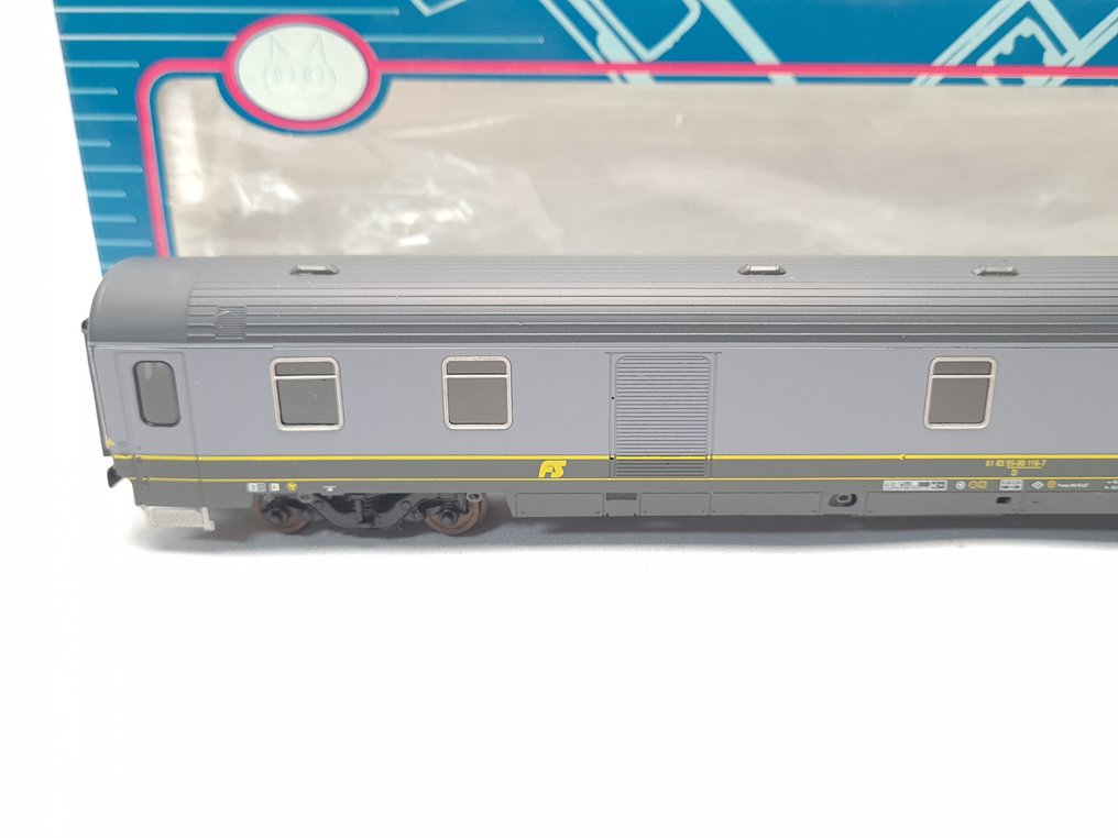 Safer H0 - 8317 - Personvagn för modelltåg (1) - D Tipo Z bagagevagn - FS #3.2