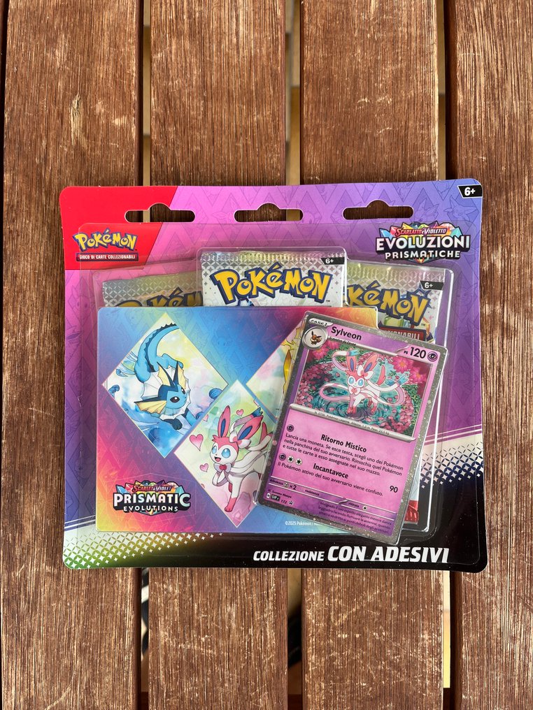 Pokémon - 3 Pachet plastic - Evoluzioni Prismatiche Collezione con Adesivi - Scarlet & Violet - Evoluzioni Prismatiche #2.1