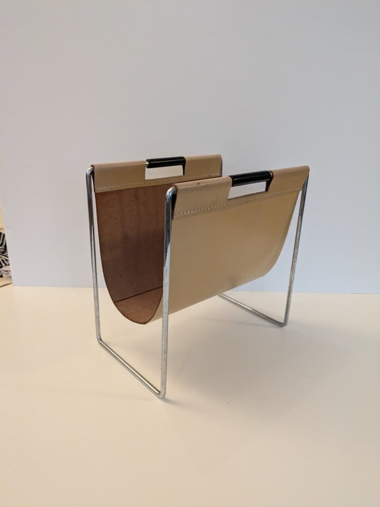 Van Elderen Nederland - Brabantia - Tidningsställ - Läder, Trä #4.3