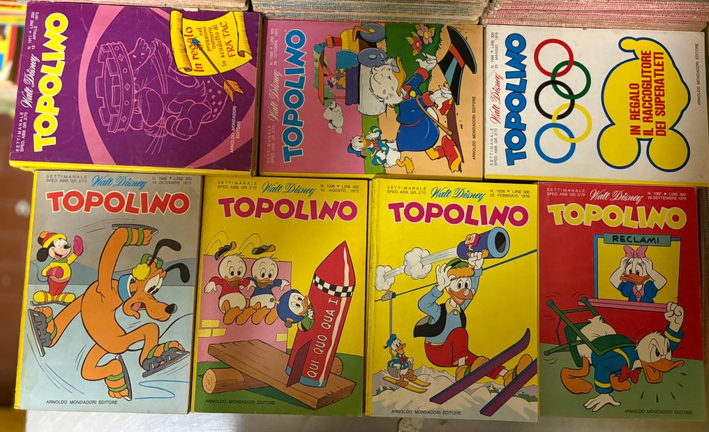 Topolino 1001/1089 - Lotto di 87 libretti - 87 Comic - EO #4.3