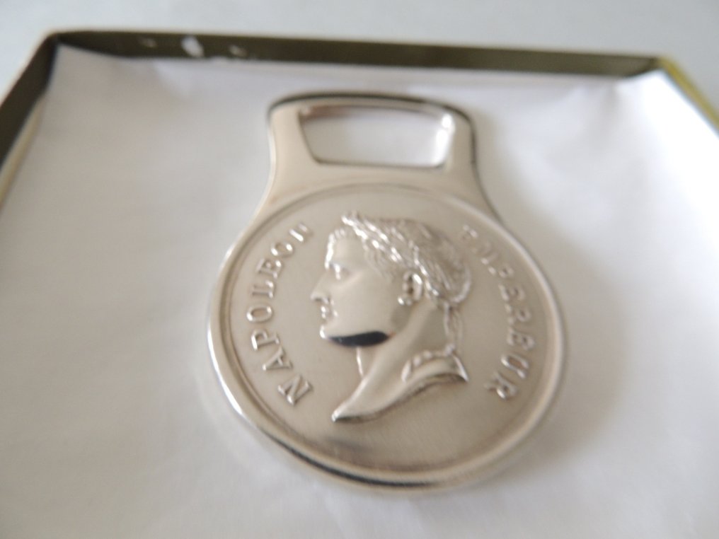 Flasköppnare - Christofle France - Collection Gallia - Mycket vacker öppnare för flaskor - Napoléon Empereur #4.3