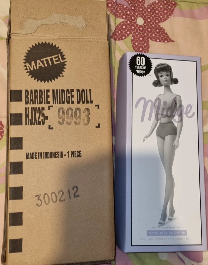 Mattel  - Barbie-docka Barbie repro Signature 60th Anniversary silkstone Midge nuova 2022 - 2020+ #3.2