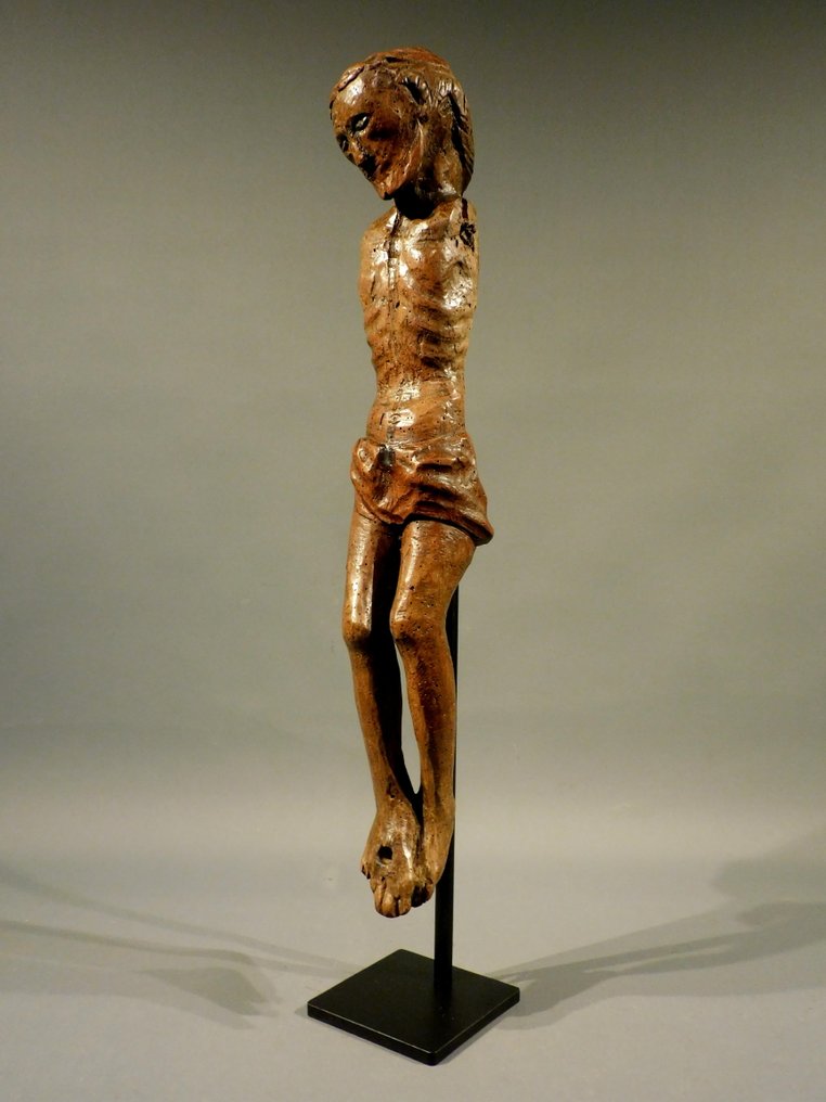 Skulptur, Corpus Christi - 15e - 16e eeuw - 51 cm - Weichholz #2.1