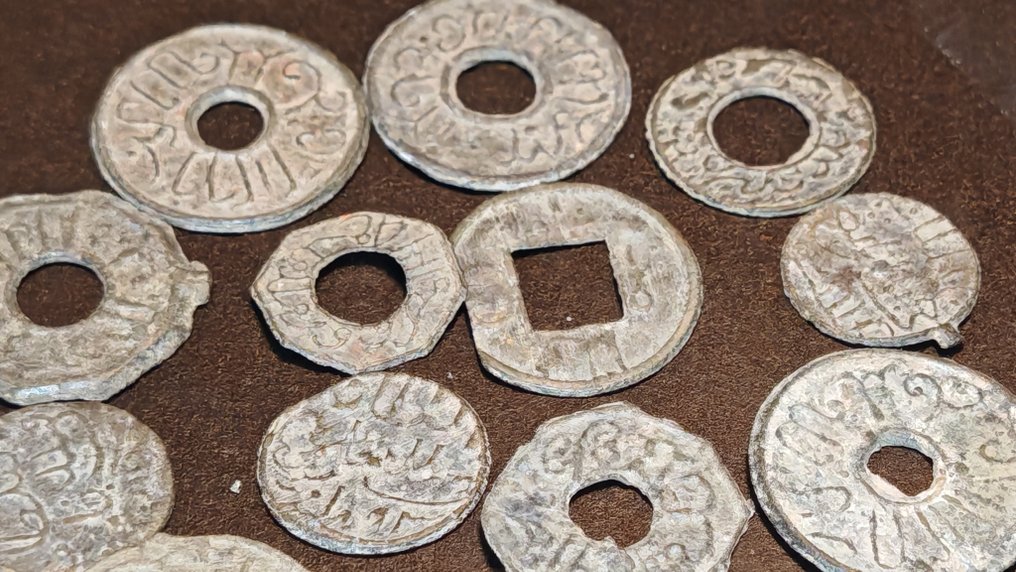 婆罗洲和印度尼西亚苏丹国. Pitis c.a. 1600, 17 pieces (没有保留价) #4.3