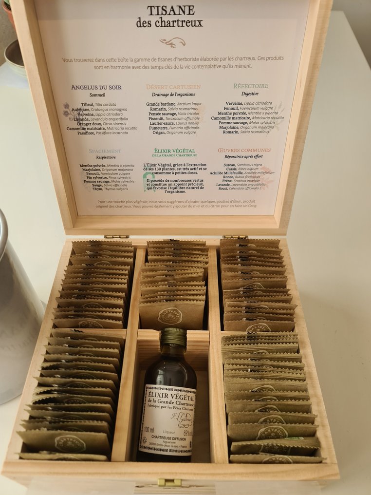 Chartreuse - Tisanes des Chartreux with Elixir Vegetal + Jar - 100ml #2.1