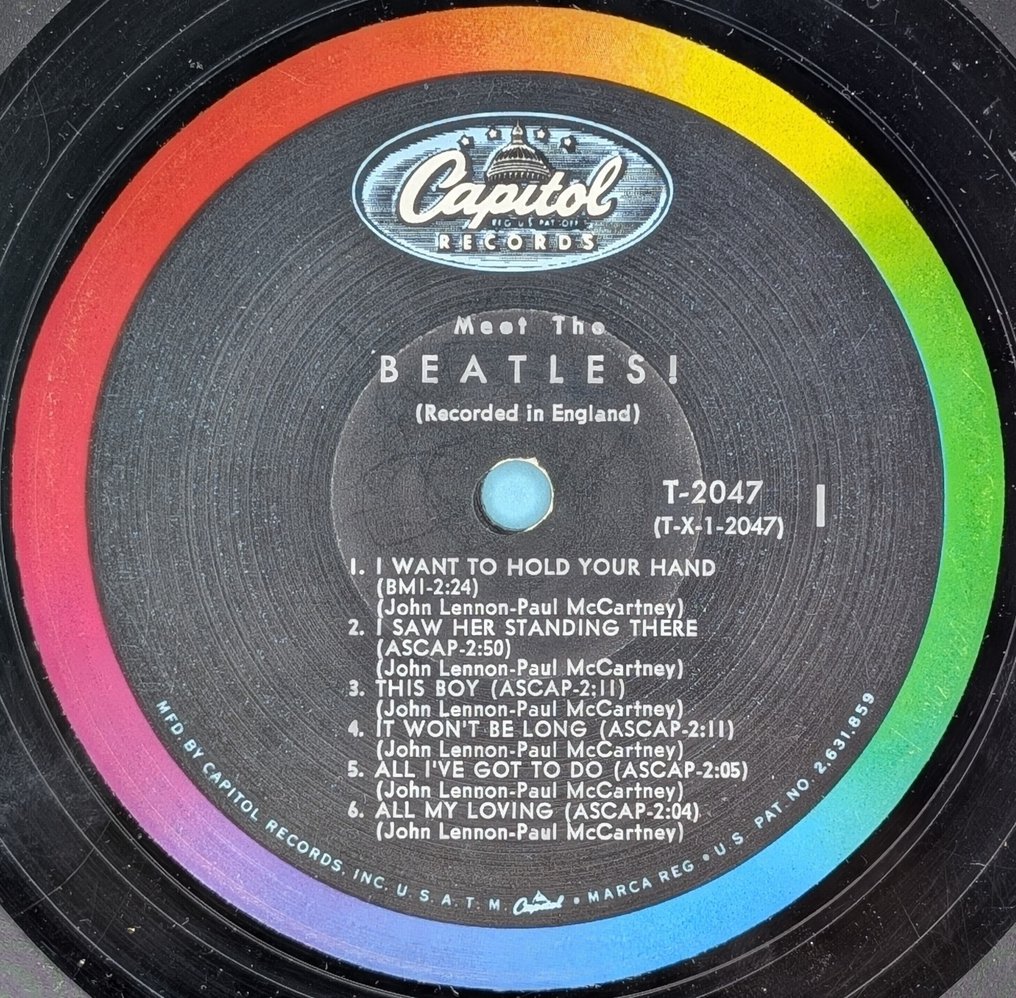 Beatles - Meet The Beatles! - Disco de vinilo - 1a edición en Mono - 1964 #2.1