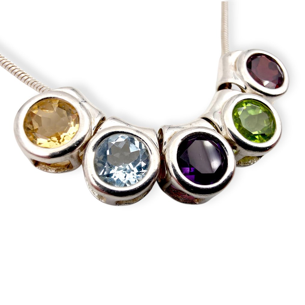 χωρίς τιμή ασφαλείας - Κολιέ με μενταγιόν Ασημί - (Πιστοποιημένο) #2.1