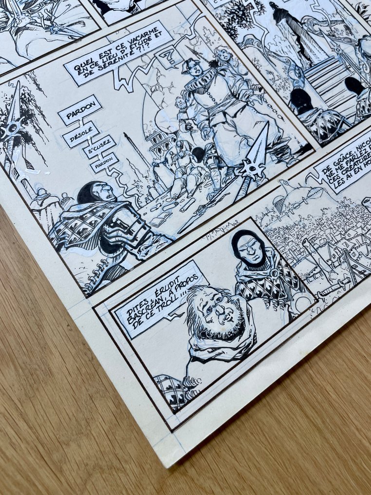 Tarquin, Didier - 1 Original page - Lanfeust - Tome 2 - Thanos l'incongru - 1995 #2.1