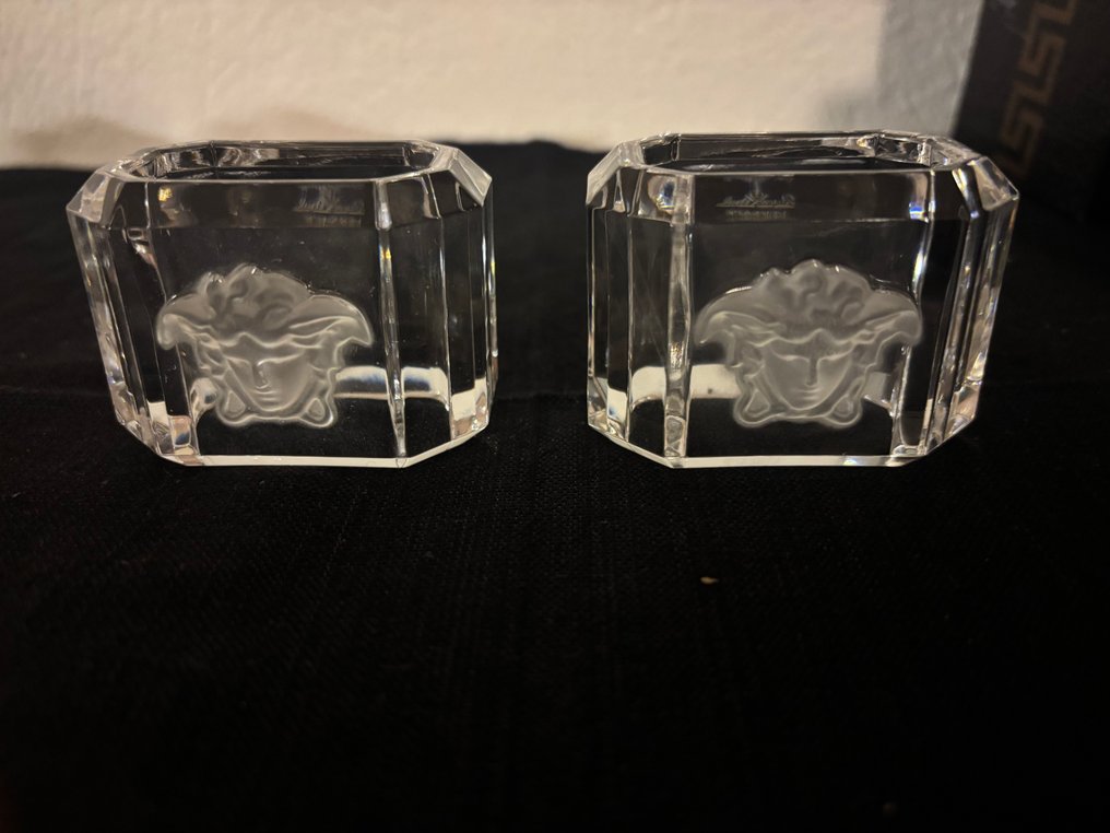 Rosenthal - Versace - Δαχτυλίδι πετσέτας (6)  - Γυαλί - Μεδουσά #1.0