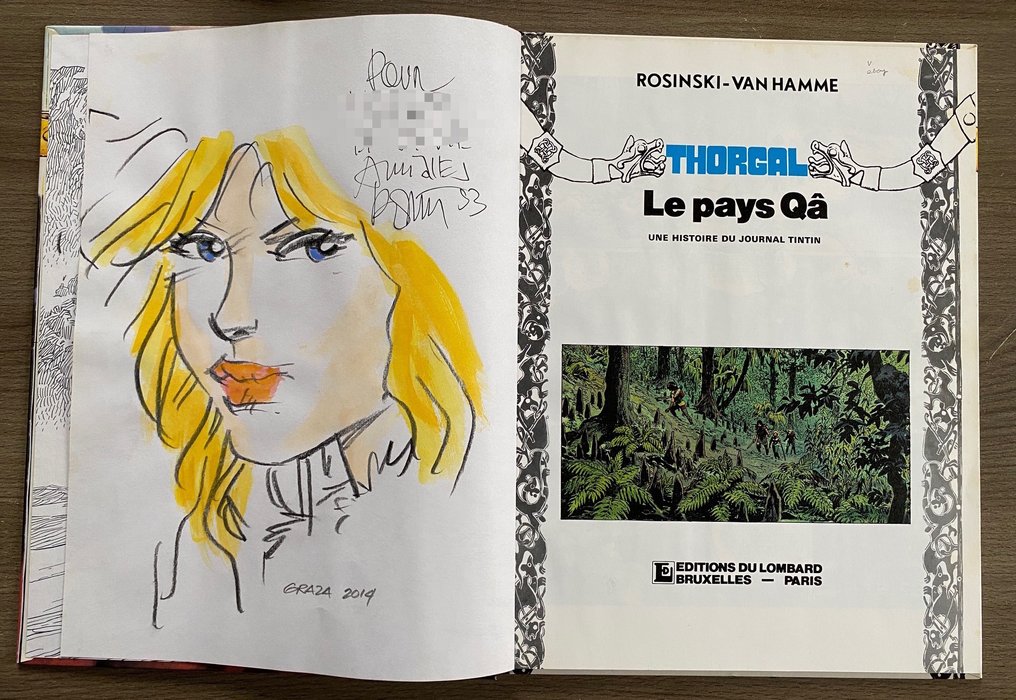 Thorgal T10 + dédicace couleur - C - 1 Album - Uusintapainos - 1986 #1.0