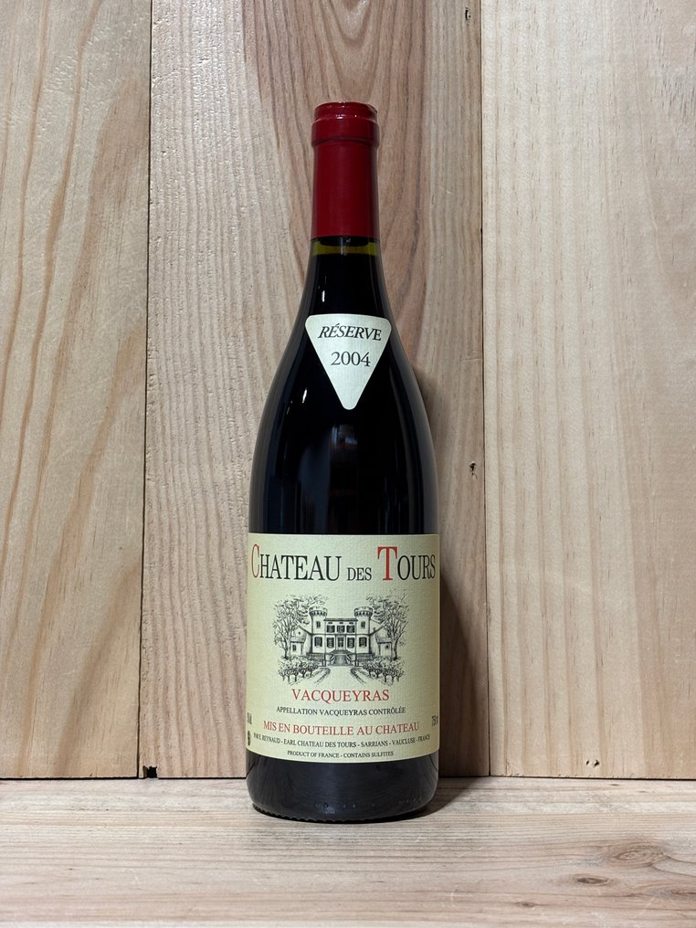 2004 Emmanuel Reynaud, Château des Tours - Vacqueyras - 1 Φιάλη (0,75L) #1.0