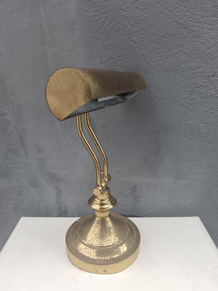 Banker table lamp - Brass - Desk lamp #1.0