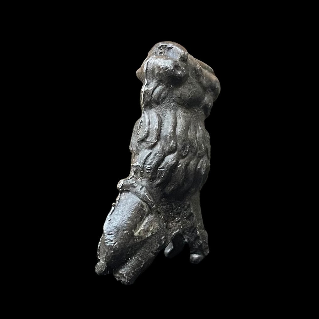 Middelalder tin/bly Meget sjælden løvefigur (amulet/applikation) - 32 mm (Ingen mindstepris) #3.2