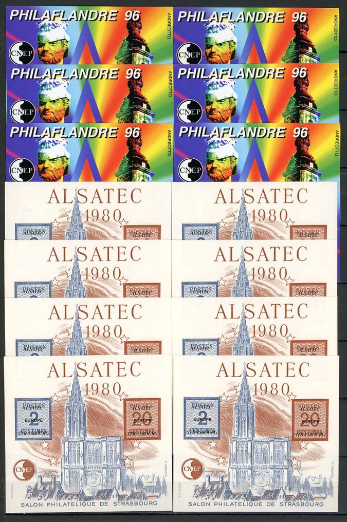 Γαλλία  - CT2 Bel σύνολο 30 μπλοκ ** ΜΗ ΔΟΝΤΕΛΩΜΕΝΑ CNEP, τιμή 1800 ευρώ. #1.0