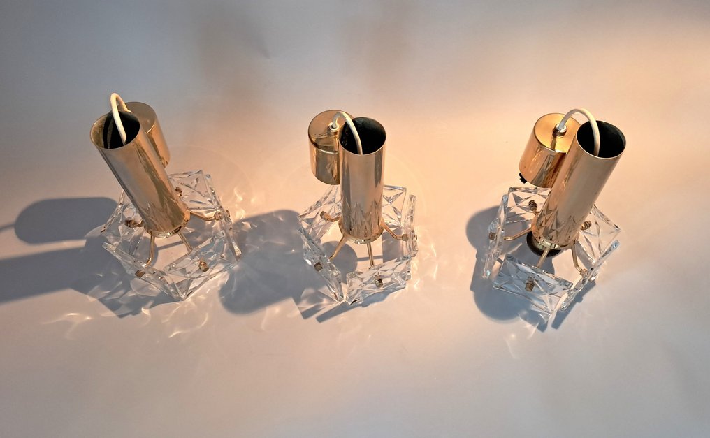 Hanging lamp (3) - Glass, Brass #2.1