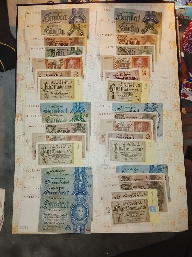 Γερμανία. - 33 banknotes - various dates (χωρίς τιμή ασφαλείας) #1.0