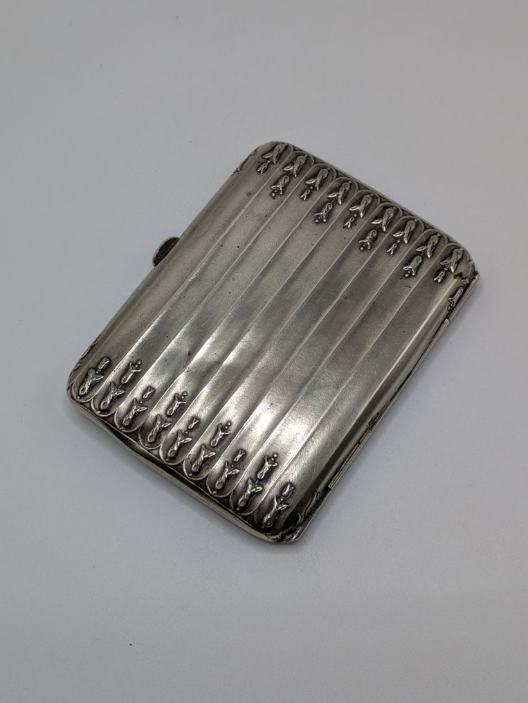 Astuccio per sigarette - Metallo, Placcato argento #4.3