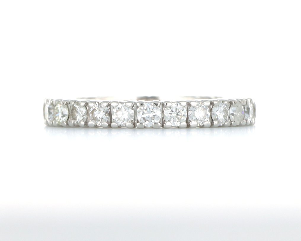 Ei pohjahintaa - Sormus - 18 kt. Valkokulta - 1.44ct. tw. Timantti (Luonnollinen) #1.0