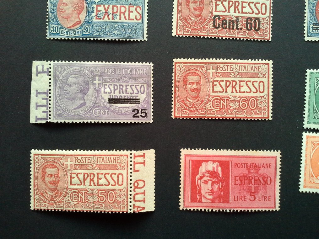 義大利王國 1903/1933 - 完整的 MNH 16 价值Espressi收藏 #3.2