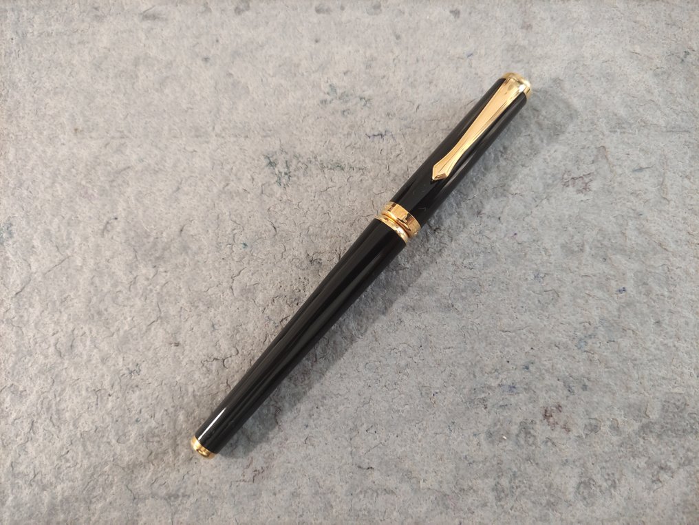 Maurice Lacroix - Rollerball Maurice Lacroix Classico. Negro y plaqué - Ingen mindstepris - Rollerpen #1.0
