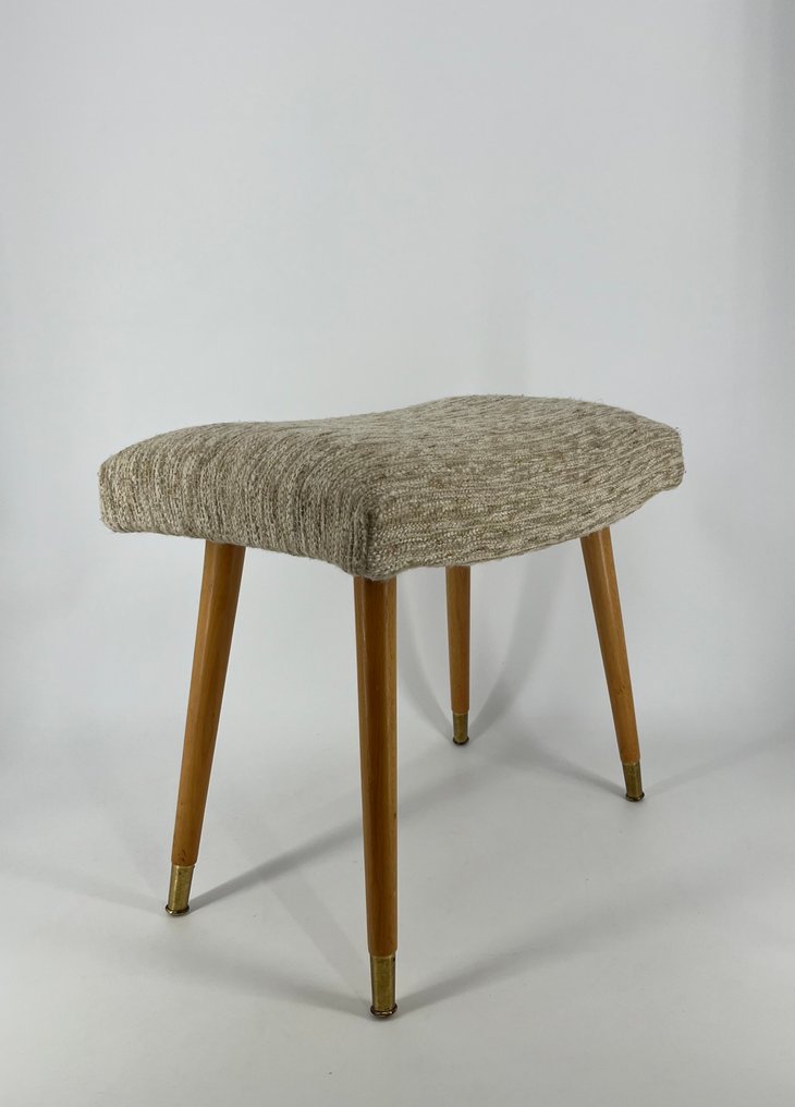 Sgabello - Legno, tessuto, Metallo #3.2