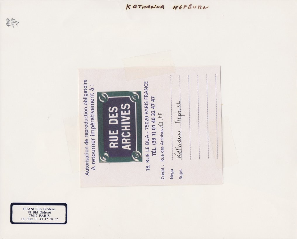 Ernest A. Bachrach - Katharine Hepburn Portrait de studio pour "Stage Door" 1937 #2.1