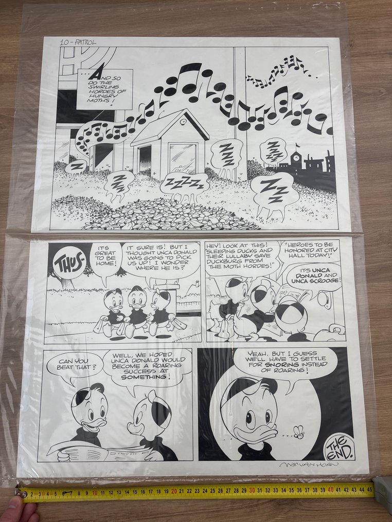 Van Horn, William - Original page - Uncle Scrooge - 10 - Patrol #1.0