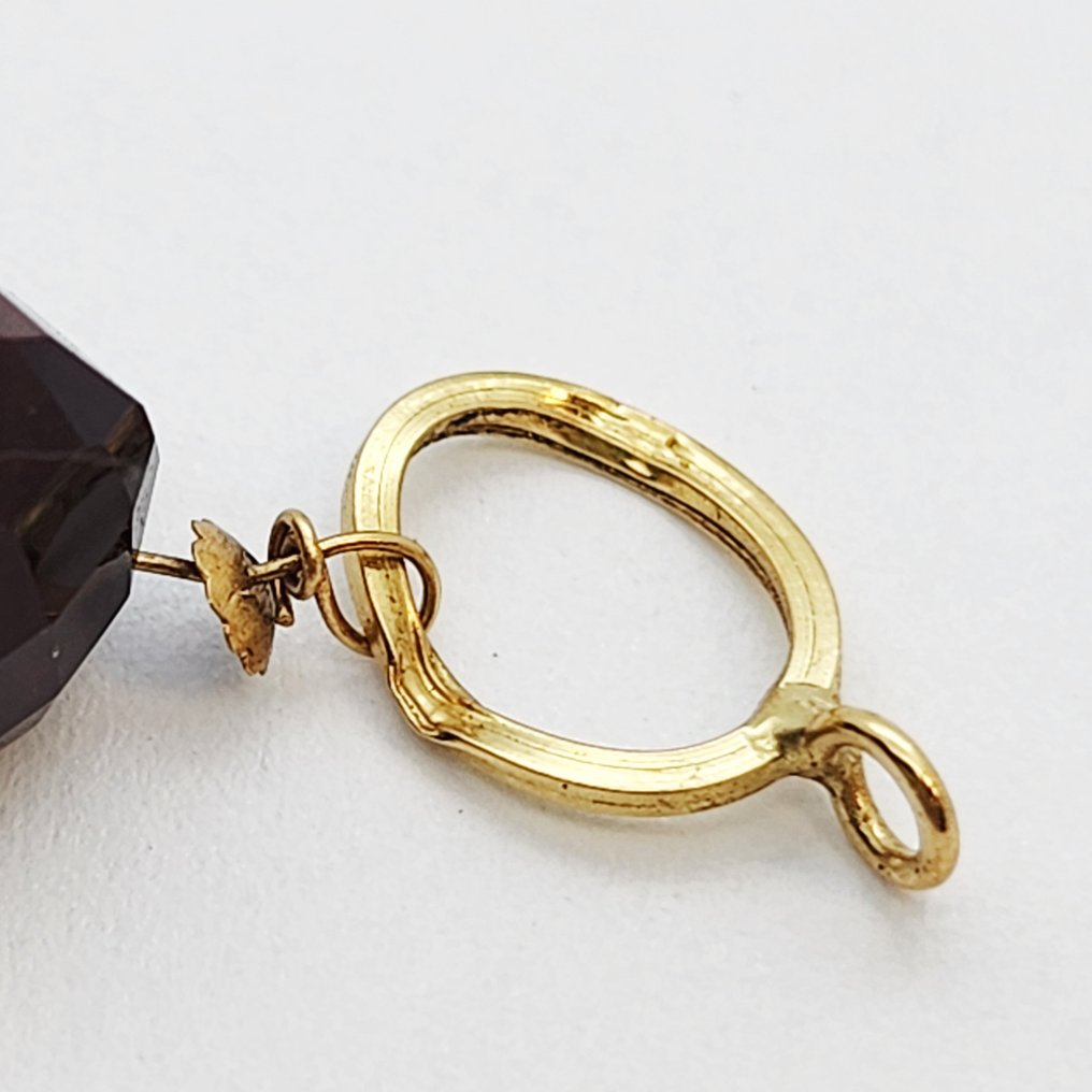 Other brand - Ensemble de bijoux 2 pièces - 18 carats Or jaune - 70.00ct. tw. Péridot - Grenat - Kaidara #4.3