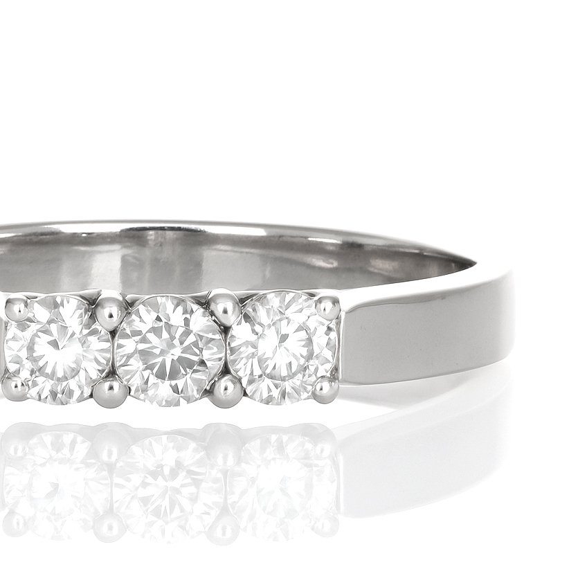 Δαχτυλίδι - 18 καράτια Λευκός χρυσός - 0.23ct. tw. Διαμάντι (Φυσικό) #3.2