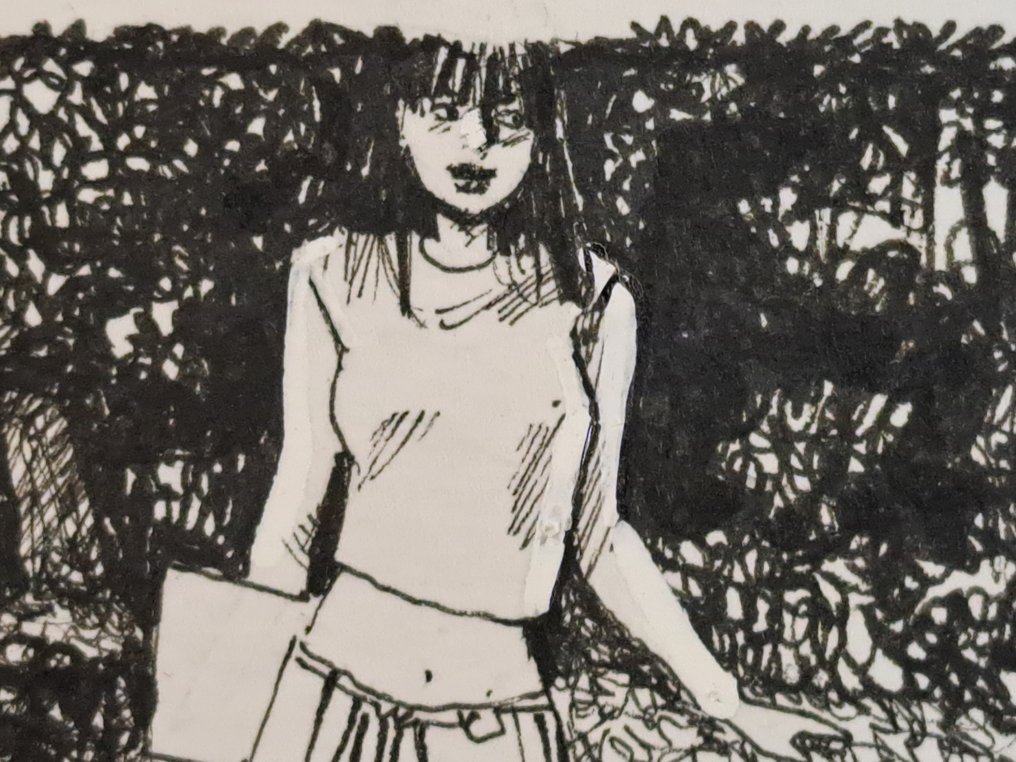 Altuna, Horacio - 2 Original drawing - Nel Parco, Ombre Nude #2.1