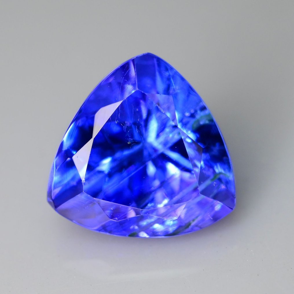 No reserve price - 1 pcs Blue Tanzanite - 1.01 ct - International Colored Gemstone Association (ICA GemLab) - Violetish Color Tanzanite #4.3