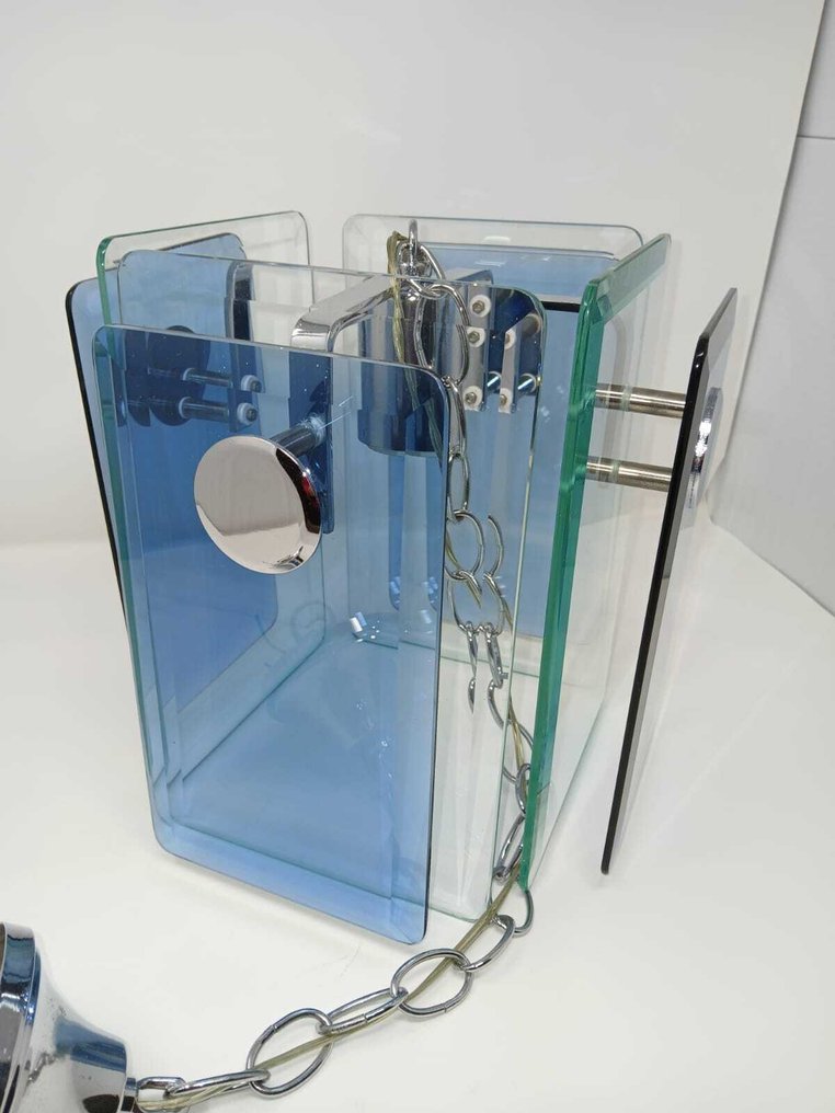 Veca - 掛燈 - 玻璃, 鉻, 金屬 #1.0