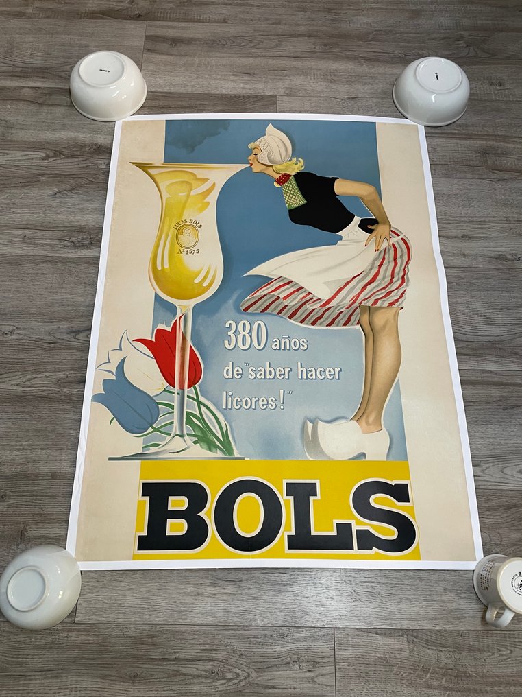 Anonymous - BOLS - Cartel Affiche original BOLS - Lata 50. #3.2