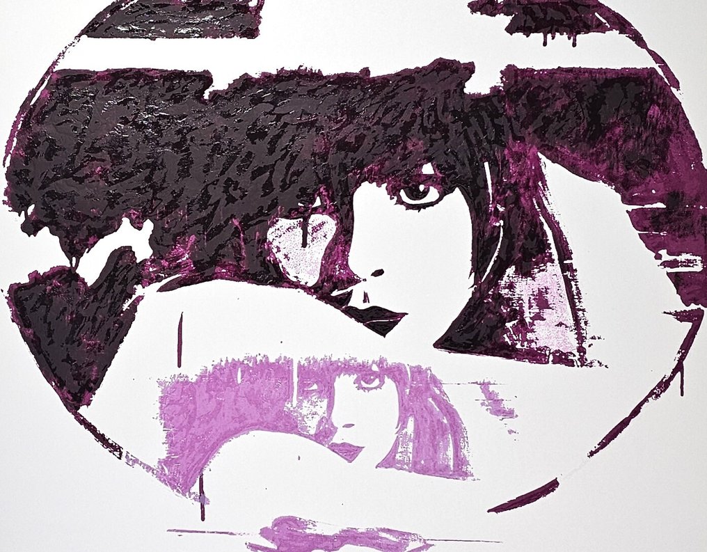 Giosetta Fioroni (1932) - Doppio Liberty Violet #1.0