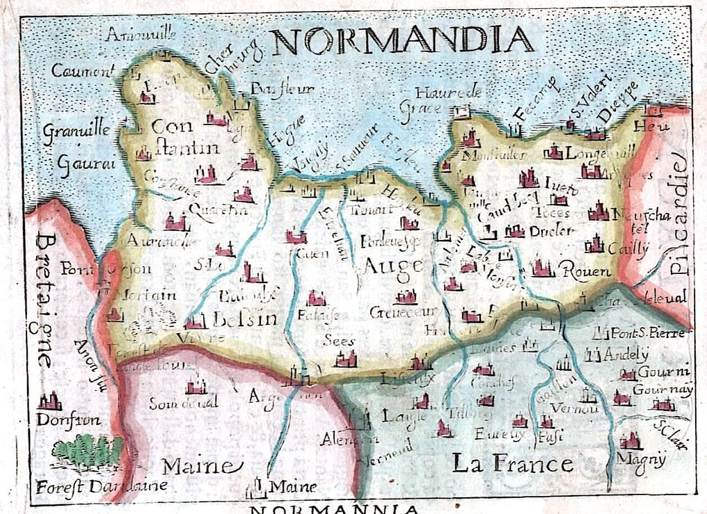 Γαλλία - Νορμανδία; Ortelius / Turrini - Normandia - 1655 #1.0