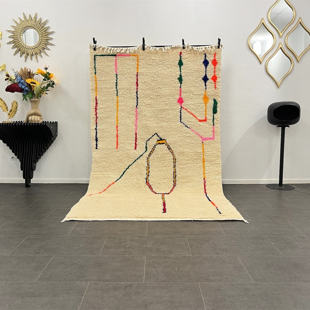 Berber, Handmade Berber wool rug - Rug - 261 cm - 156 cm - Thick and soft wool #1.0