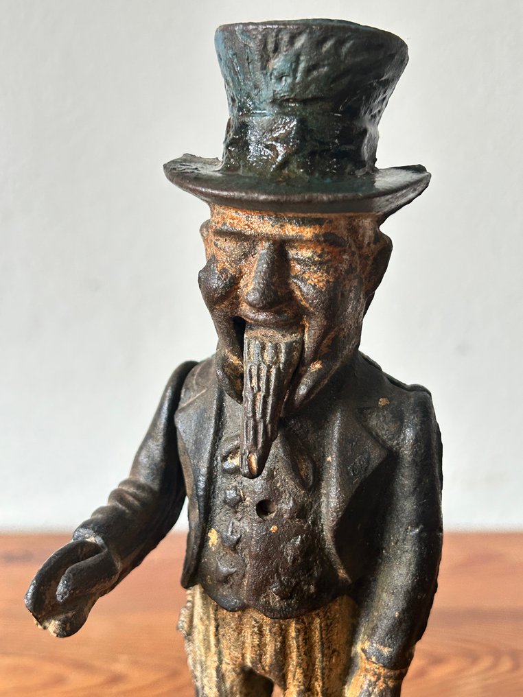 Skarbonka - gietijzer - Uncle Sam - Mechaniczny #4.3