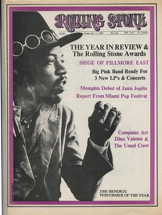 Baron Wolman (1937-2020) - Jimi Hendrix, San Francisco, 1968 #4.3